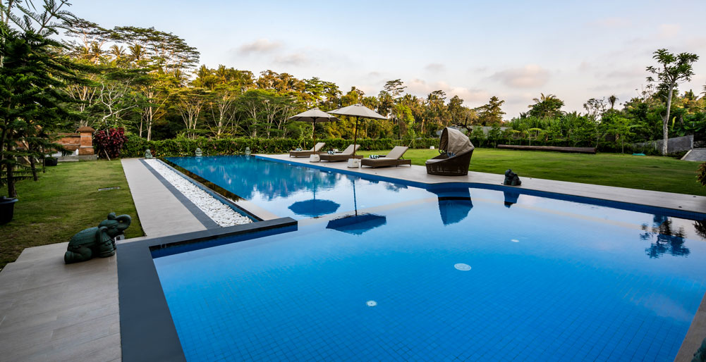 Pala Ubud - Villa Agung - Relaxing pool area